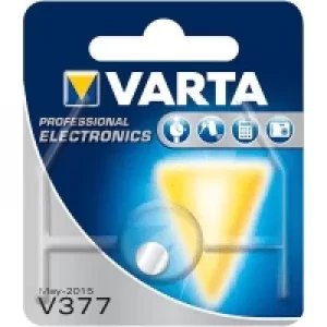 Varta V377/SR66 1.55V Silver Oxide Coin Cell Battery (1 Pack)