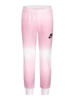 Boys, Nike Kids Girls Printed Club Jogging Bottoms, Light Pink, Size 3-4 Years