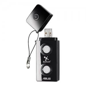 ASUS Republic of Gamers ROG Xonar U3 5.1 Channel USB Sound Card - Black