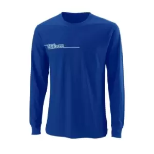 Wilson Long Sleeve Tech T Shirt Mens - Blue