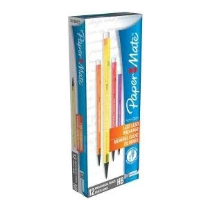 Paper Mate Non Stop Automatic Pencil 0.7mm HB Lead Assorted Neon