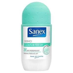 Sanex Dermo Clean and Fresh 50ml Roll On