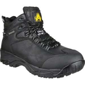 Amblers Mens Safety FS190N Waterproof Hiker Safety Boots Black Size 8