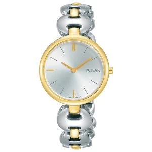 Pulsar PM2264X1 Ladies Dress Tone Bracelet Silver Dial 50M Watch
