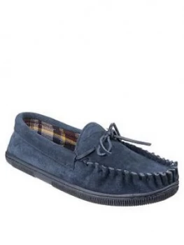 Cotswold Alebeta Lined Slippers - Navy, Size 12, Men