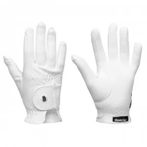 Roeckl Grip Junior Gloves - White