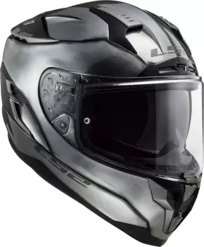 LS2 FF327 Challenger Jeans Helmet, silver Size M silver, Size M