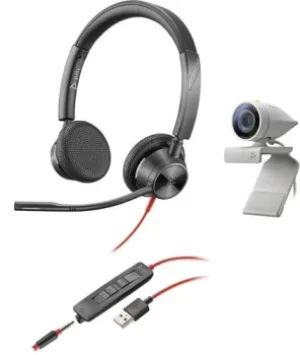 Poly Studio P5 Video Conferencing System with Blackwire 3325 USB A Wor