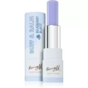 Barry M Buff & Balm Renewal Lip Balm with Volume Effect Shade Blueberry Burst 4 ml