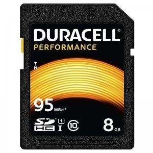 Duracell 8GB Performance SD Card SDHC