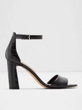 Aldo Uniolia Heeled Sandal - Black, Size 4, Women
