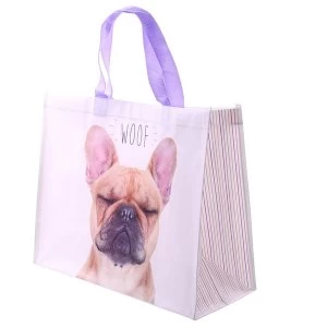French Bulldog Design Durable Reusable Shopping Bag