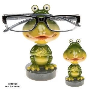 Wobble Head Specs Holder Frog