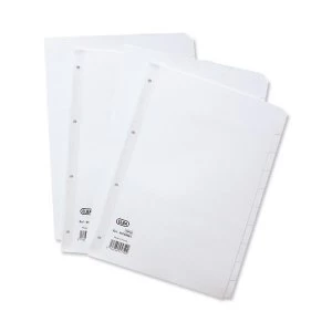 Elba A4 Dividers Europunched 20 Part White Single