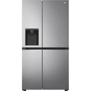 LG NatureFRESH GSLV71PZTF WiFi Connected American Style Fridge Freezer - Steel - F Rated