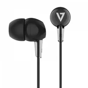 V7 HA200 Headphones Wired In-ear Music Black