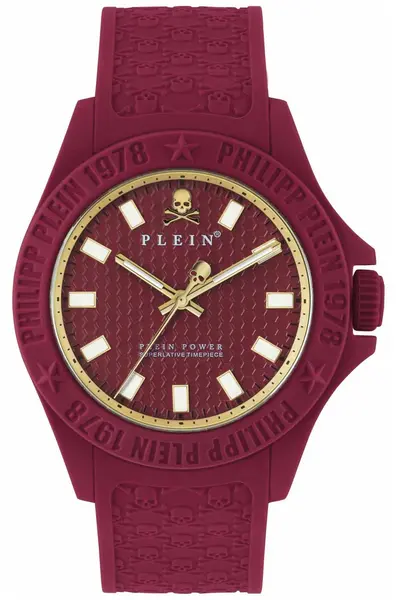 Philipp Plein PWKAA0521 PLEIN POWER Hyper $Port Burgundy Watch