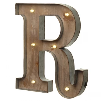 R With LED Letter By Heaven Sends