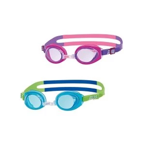 Zoggs Kids Little Ripper Goggles Aqua/Green/Tint Kids