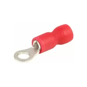M3 Stud Size Red 25A Ring Connector Pack of 100 - Truconnect