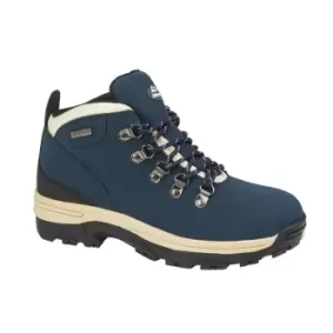 Johnscliffe Womens/Ladies Trek Leather Hiking Boots (5 UK) (Navy)
