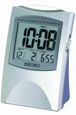 Seiko Clocks LCD Desk Alarm Clock QHL005S