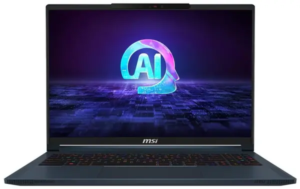 MSI Stealth 16 AI Studio A1VFG-002UK Gaming Laptop, Intel Core Ultra 7 155H, 32GB DDR5, 1TB NVMe PCIe SSD, 16" QHD+ IPS 240Hz, NVIDIA GeForce RTX