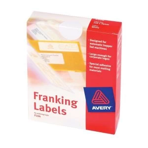 Avery FL04 Auto Franking Labels White Pack of 1000 Labels