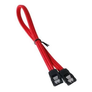 BitFenix Alchemy SATA 6GB/s braided cable 30cm - Red