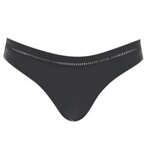 French Connection French Laddered Bikini Briefs Womens - BLACK