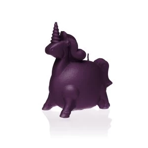 Violet Unicorn Candle