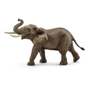 SCHLEICH Wild Life Male African Elephant Toy Figure