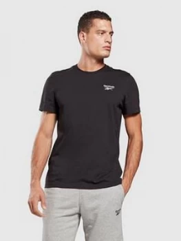 Reebok Classic T-Shirt, Black, Size XL, Men