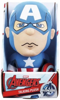 Avengers Medium Talking Plush Captain America.