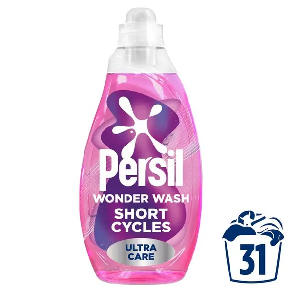 Persil Wonder Wash Ultra Care Laundry Washing Liquid Detergent 837ml