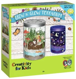 Creativity for Kids GROW N Glow Terrarium Set.