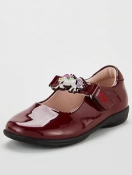 Lelli Kelly Blossom Unicorn Dolly Shoes - Burgundy, Size 8 Younger