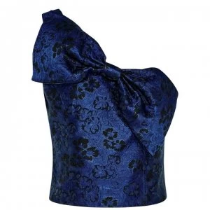 Jack Wills Bevendean Bow Top - Blue