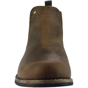 Woodland Mens Leather Dealer/Chelsea Boot (9 UK) (Brown)