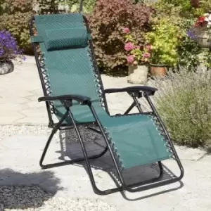 Redwood Textoline Reclining Chair - Green