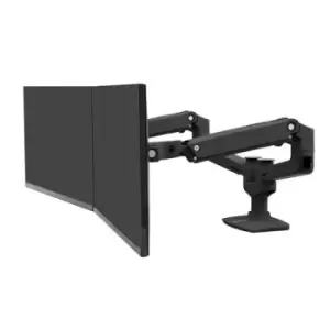 Ergotron LX Series 45-245-224 flat panel desk mount 68.6cm (27") Clamp/Bolt-through Black