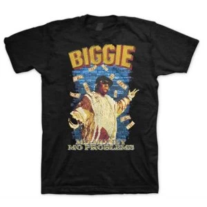 Biggie Smalls - Mo Money Mens Medium T-Shirt - Black