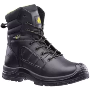 Amblers Mens Berwyn Waterproof Leather Safety Boot (7 UK) (Black) - Black