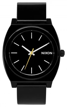 Nixon Time Teller P Black Plastic Strap Black Watch