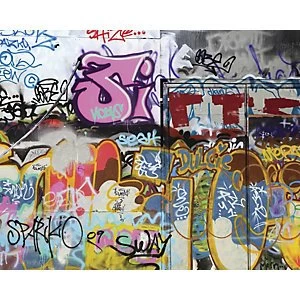 ohpopsi Graffiti Wall Mural Multi 14.4m L
