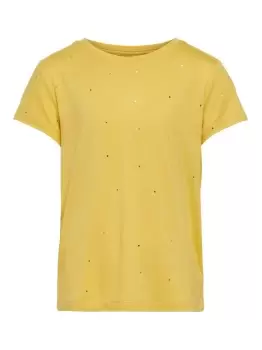 ONLY Dotted Top Women Yellow