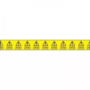 Caution do not enter Non Adh Barrier Tap