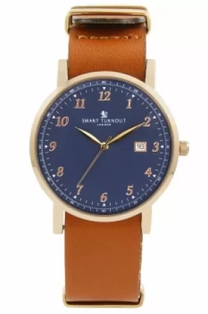 Unisex Smart Turnout Savant with Tan Leather Strap Watch STH5/RN/56/W-TAN