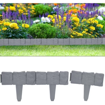 Lawn Edging Sets - 10x Granite Design 20,00m (de)