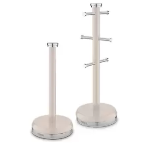 Tower Belle Mug Tree And Towel Pole Set - Chantilly
